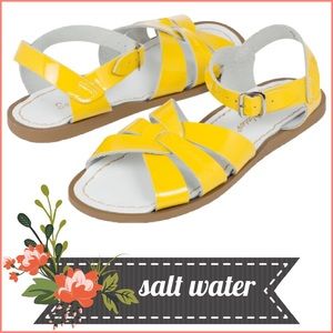 Shiny Yellow Original Salt Water by Hoy Sandals